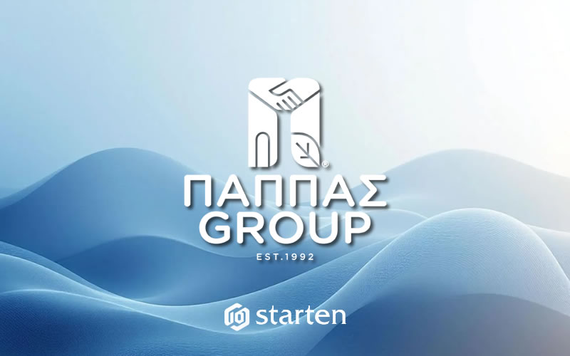 Νέο Website / B2B για την Pappas Group από την Starten Development