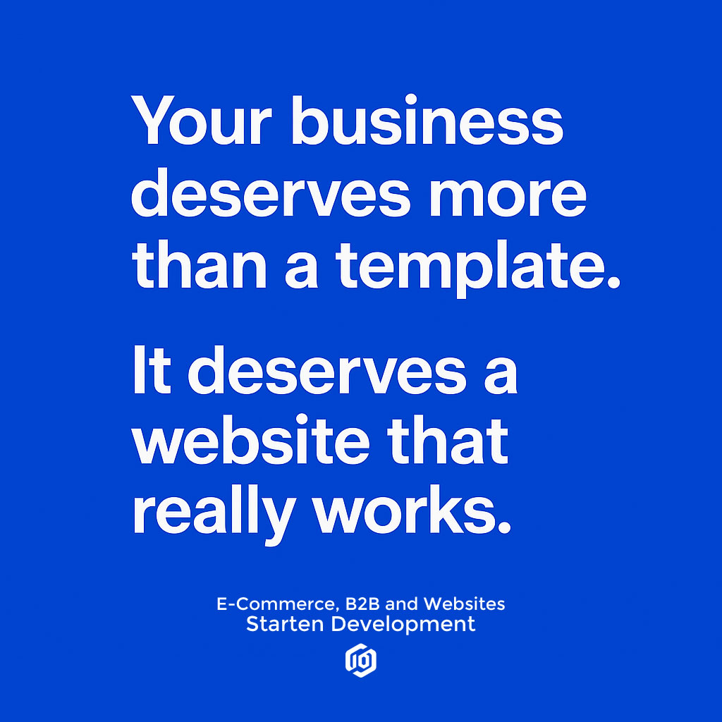 Η επιχείρησή σου αξίζει περισσότερα από ένα απλό template.