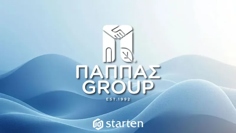 Starten B2B και Website για την Pappas Group.